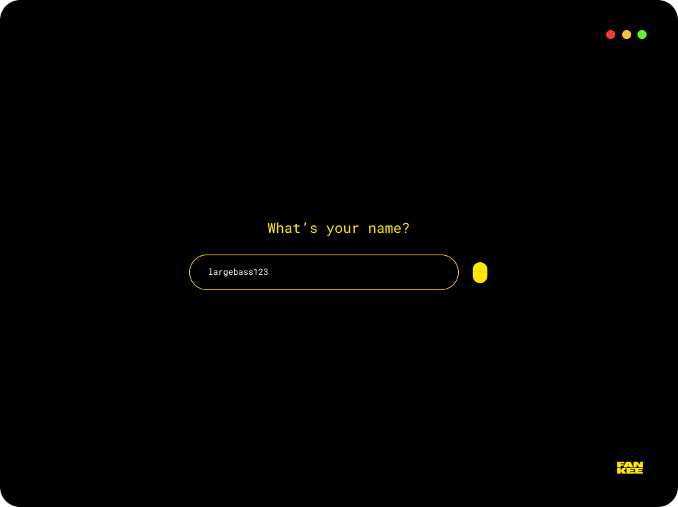 FANKEE Playground — Pick your player name